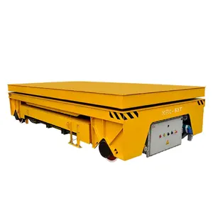 50 Ton Trackless Electric Flat Car Explosion Proof Electric Transfer Vehicle Battery Powered Mobile Transfer Vehicle