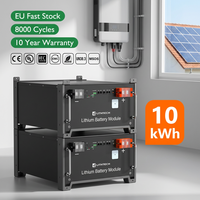 Energie Extérieur Maison 48V Batterie 10kwh Solaire Lithium Ion Lfp CE IEC IP65 Power Box 48V 51.2V 200AH EU Stock