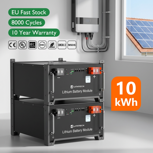 Energy Outdoor Home 48V Battery 10kwh Solar Lithium Ion Lfp CE IEC IP65 Power Box 48V 51.2V 200AH EU Stock