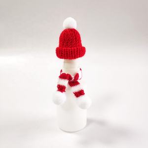 Mini écharpe <span class=keywords><strong>de</strong></span> poupée, chapeau fait à la main, chapeau <span class=keywords><strong>de</strong></span> noël, écharpes tricotées, vêtements miniatures, jouets pour enfants, accessoire d'ornement <span class=keywords><strong>de</strong></span> noël - Product Image 2