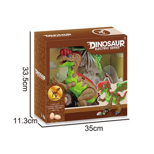 Jouet en plastique EPT pour enfants, animaux, son, deux œufs, petit tige, dinosaure, marche, vente en gros - Product Image 3