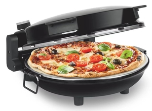 <span class=keywords><strong>Four</strong></span> à pizza électrique 2026 12 pouces avec plaque en pierre de 12 pouces et thermomètre, résistant aux hautes températures jusqu'à 400 degrés - Product Image 6
