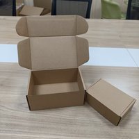 Boîte d'expédition en carton ondulé Kraft haute résistance, sur mesure, robuste et protectrice pour le commerce électronique (vente en gros)