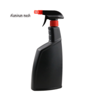 Bouteille de pulvérisateur de jardin PP rechargeable Bouteille de pulvérisation d'eau en plastique pour pulvérisateur à gâchette noire