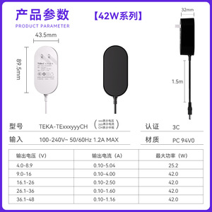 อะแดปเตอร์แปลงไฟ Riddle 12V 3A หัวชาร์จแบบกำหนดเองสำหรับอุปกรณ์อิเล็กทรอนิกส์ - Product Image 4