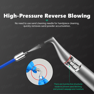 Macchina per la sabbiatura e la pulizia dello scalatore dentale 2 in 1 - Product Image 2