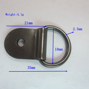 Crochet de suspension de cadre photo en métal personnalisé, avec anneau en d dans le <span class=keywords><strong>pistolet</strong></span> couleur métallique pour accrocher des peintures d'horloge cadre photo d'art - Product Image 2