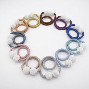 Aggiornamento di 2 pacchi tendaggi magnetici per tende tendaggi per tende comodo telo decorativo per tende rotonde - Product Image 1