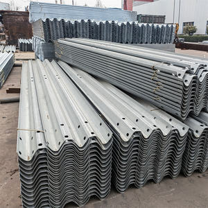 Guardrail in Acciaio a Profilo W Standard ABNT, Barriera di Sicurezza Stradale Altamente Zincata con Pali e Terminali per Autostrade Brasiliane - Product Image 1