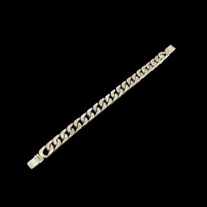 Cadena Cubana de Lujo Reversible Cloud 9, Hecha a Mano, Diseño de Doble Vía Inspirado en Nubes, Acabado Pulido de Alta Calidad - Product Image 3