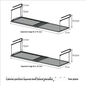 Estante para Especias Plegable de Acero al Carbono, Sin Necesidad de Taladrar, Diseño Moderno, Fácil de Montar, de un Solo Nivel, para Almacenamiento en la Cocina - Product Image 6