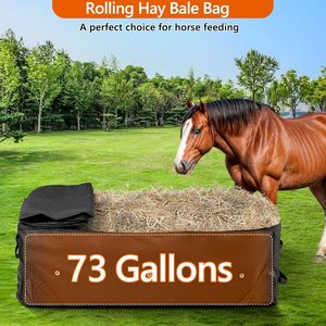 Sac de transport et de stockage portable extra large et robuste pour balles de foin, idéal pour les chèvres, les vaches, les remorques et autres animaux d'élevage - Échantillon gratuit - Product Image 2
