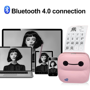 58mm Smart Téléphone Sans Fil Photo Imprimante Wifi Portable Mini Photo Imprimante Noir Usb Rouleau De Papier Thermique Noir et Blanc P8 Jet D'<span class=keywords><strong>encre</strong></span> - Product Image 6