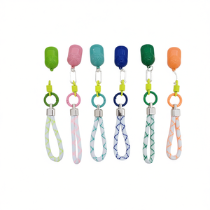 Portachiavi Braccialetto Colorato con Cordino Multicolore per Chiavi e Borse - Product Image 2