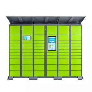 Gabinete de Almacenamiento Temporal Inteligente para Estaciones Postales de Supermercados - Gabinete Comercial de Autoservicio para Almacenamiento de Paquetes y Mensajería - Product Image 3
