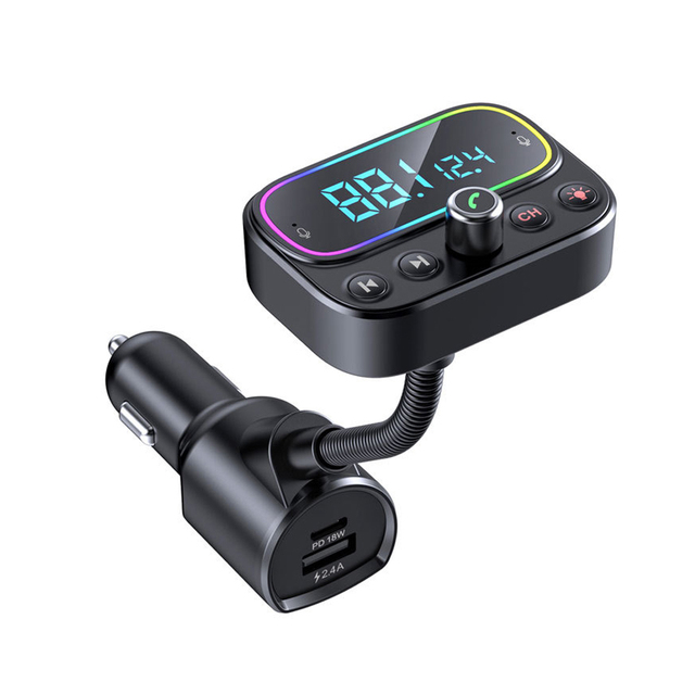 Hot Selling LED Display FM Transmitter Hands Free Calling Car Charger Adapter Support Wireless Radio Receiver MP3 Audio Music