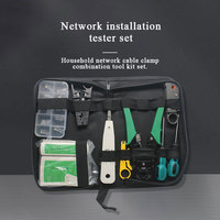 Kit d'outils réseau informatique RJ45/RJ11 – Pince à sertir, dénudeur et testeur de câbles pour réseaux LAN