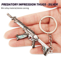 Mini porte-clés en métal de 9cm, couteau de Valorant porte-clés Mini Valorant Karambit