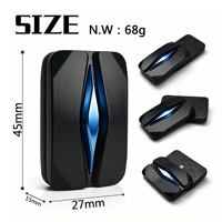 [Empty Mountain] Unisex Global EDC Infinite-Position Push-Card Flame 8+8 Finger-Snap Penghilang Stres Logam Magnetik Kuat