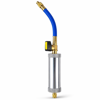 Kit d'injecteur d'huile AC durable R134A R12 R22, outil d'injection d'huile pour climatisation automobile, tube de remplissage de liquide de refroidissement