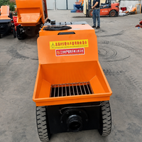 Pompe à béton portable HL-10R, petite pompe de transport de béton pour la construction de maisons et la construction de fondations