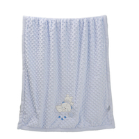 Couverture-couette double couche apaisante pour bébé, 100 % polyester, portable, toutes saisons, vente en gros