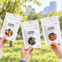 Sachets Doypack Personnalisés à Fenêtre Transparente pour Noix, Bonbons, Snacks et Fruits Secs, Emballages en Plastique Stratifié Refermables
