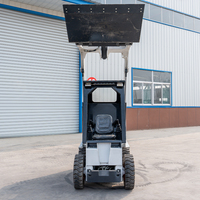 Mini-chargeuse compacte diesel super robuste, capacité de 1312 kg, type chargeuse sur roues, moteur et pompe fabriqués