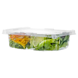 Vente en gros Emballage alimentaire 24oz à clapet Plateau rectangulaire jetable haute durabilité pour la salade et les sandwichs en ligne - Product Image 5