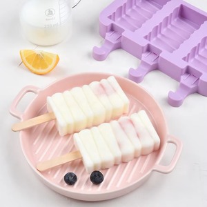 Molde de silicona para helados de dibujos animados, multi-formas, para hacer paletas, con cubiertas y palitos reutilizables, apto para lavavajillas, resistente al calor, para cocina de verano - Product Image 4