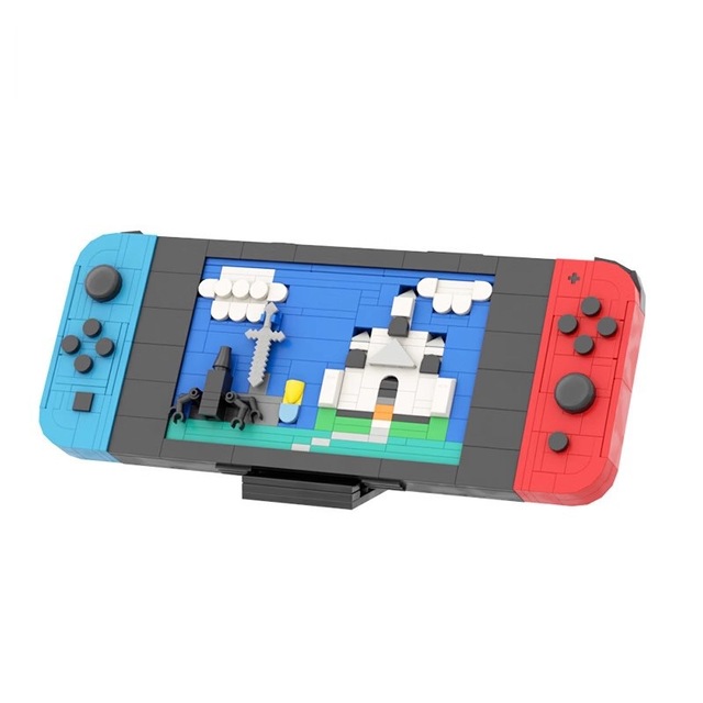 Yili Switch Model Diy Game Console Building Blocks Set Modern Buildings ABS Plastic 1:12 Scale Educational Toy Adults