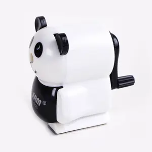 Großhandel custom panda manuelle tier geformt bleistift spitzer
