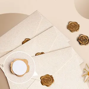 Customized Special Paper Paperboard Printing Business Name Card Invitation Seal Stickers Envelop Certificate Letter Writing