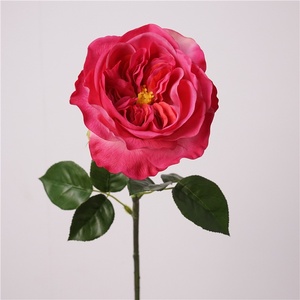 Austin fiori artificiali rosa Bouquet di fiori idratanti fiori floreali per tavolo da pranzo decorazione <span class=keywords><strong>fiore</strong></span> neutro corridore per decorazione di nozze - Product Image 2