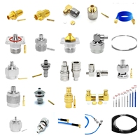 Fourniture d'usine sma prise femelle prise mâle Tnc bnc QMA soudure rg402 rg141 rf câble connecteur coaxial connecteurs (rf) en stock