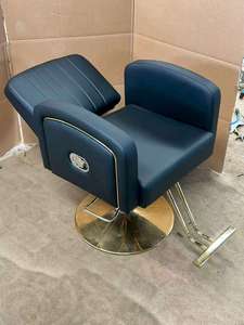 Fauteuil de Barbier Inclinable Moderne en Similicuir avec Pompe Hydraulique et Base Ronde – Mobilier de Salon à Usage Commercial - Product Image 2