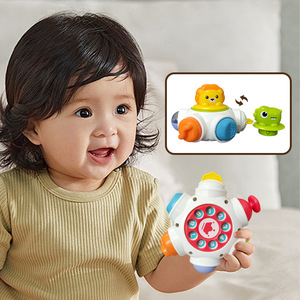 Jouet d'éveil sensoriel pour bébé, balle d'activités éducative précoce, jeu de <span class=keywords><strong>puzzle</strong></span> pour bébé, balle d'agitation pour la préhension des mains - Product Image 2