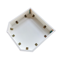 Support en bois pour mannequins et factices avec surface en mélamine style d'assemblage complet