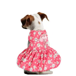S - 2XL Holiday Series Easter Day Dog Cat Dress Dog Cat Costumes Easter Bunny Dress Outfits Skirt For Puppies Cat