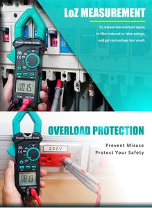 Pro'skit MT-3209 3-5/6 AC/DC pince multimètre numérique éclairage LED LCD affichage numérique son et lumière Buzzer entretien électrique - Product Image 2