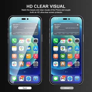 Para <span class=keywords><strong>iPhone</strong></span> 13/12/11 Protector de pantalla Vidrio templado Protector de pantalla duradero para Apple <span class=keywords><strong>iPhone</strong></span> 14 14 pro - Product Image 4