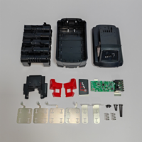 Kits de boîtier de batterie Li-ion 5S 18V et de boîtier BMS pour support de batterie MWK MIL M18 10 cellules, boîtier de batterie, carte de protection BMS, PCB