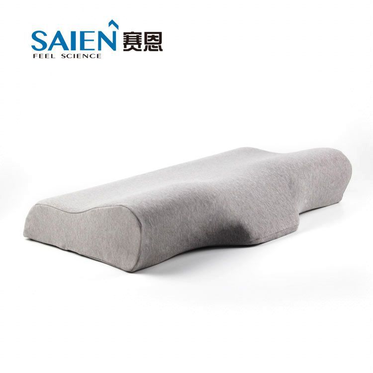 Núcleo de almohada de gel, funda de algodón gris claro y funda interior.