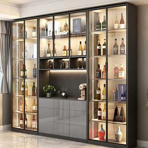 Modern Solid Wood <b>Sideboard</b> with Ample Storage Modular & Eco-Friendly Design <b>for</b> Home Bar Living Room Dining Room - Product Image 2