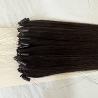 Extensions de cheveux vierges H6 noirs et bruns, cuticules alignées, style coréen, européen, vietnamien, vente en gros, qualité supérieure, double épaisseur