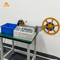 Machine de découpe de sangles multi-usages, coupeur de rubans et de bandes, machine de découpe de sangles avec collecte automatique des matériaux