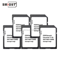 SMIOST SD CID carte de voiture GPS Navigation cartes carte mémorial pour Renault Carminat 11.25 Europe Fluence Megane