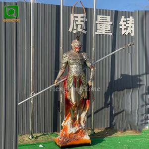 מיתוס מפורסם סיני פיברגלס וו קונג פסל שרף קריקטורה - Product Image 4