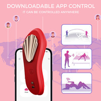 1 Stück Tragbarer G-Punkt Vibrator für Frauen mit Fernbedienung und App-Steuerung, Unsichtbarer Slip-Vibrator für Paare