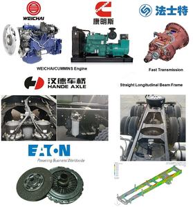 Truk sampah Shacman 12 Wheeler 4000-500hp 40Ton, truk pembuangan pekerjaan berat untuk transportasi Teknik - Product Image 2